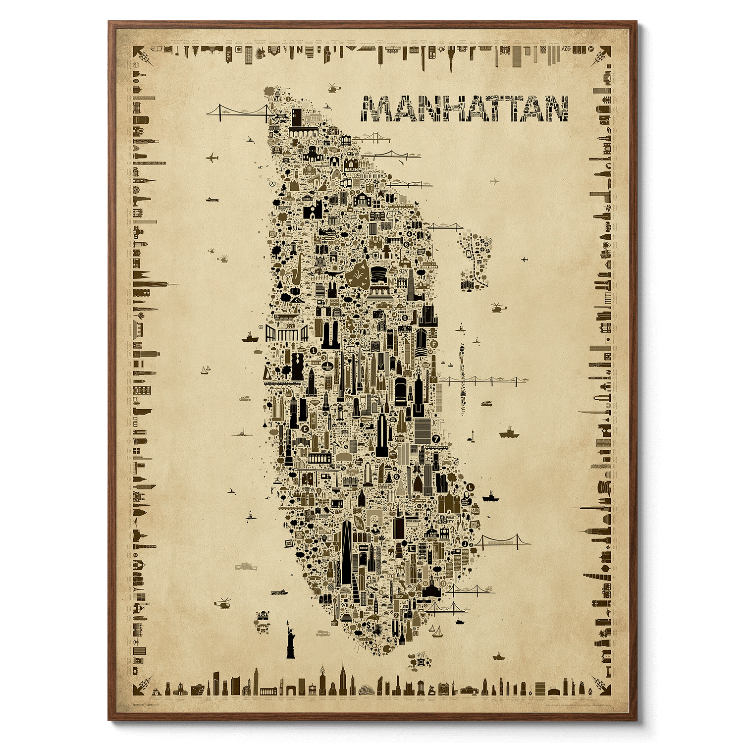 Iconic Manhattan: Antique Edition