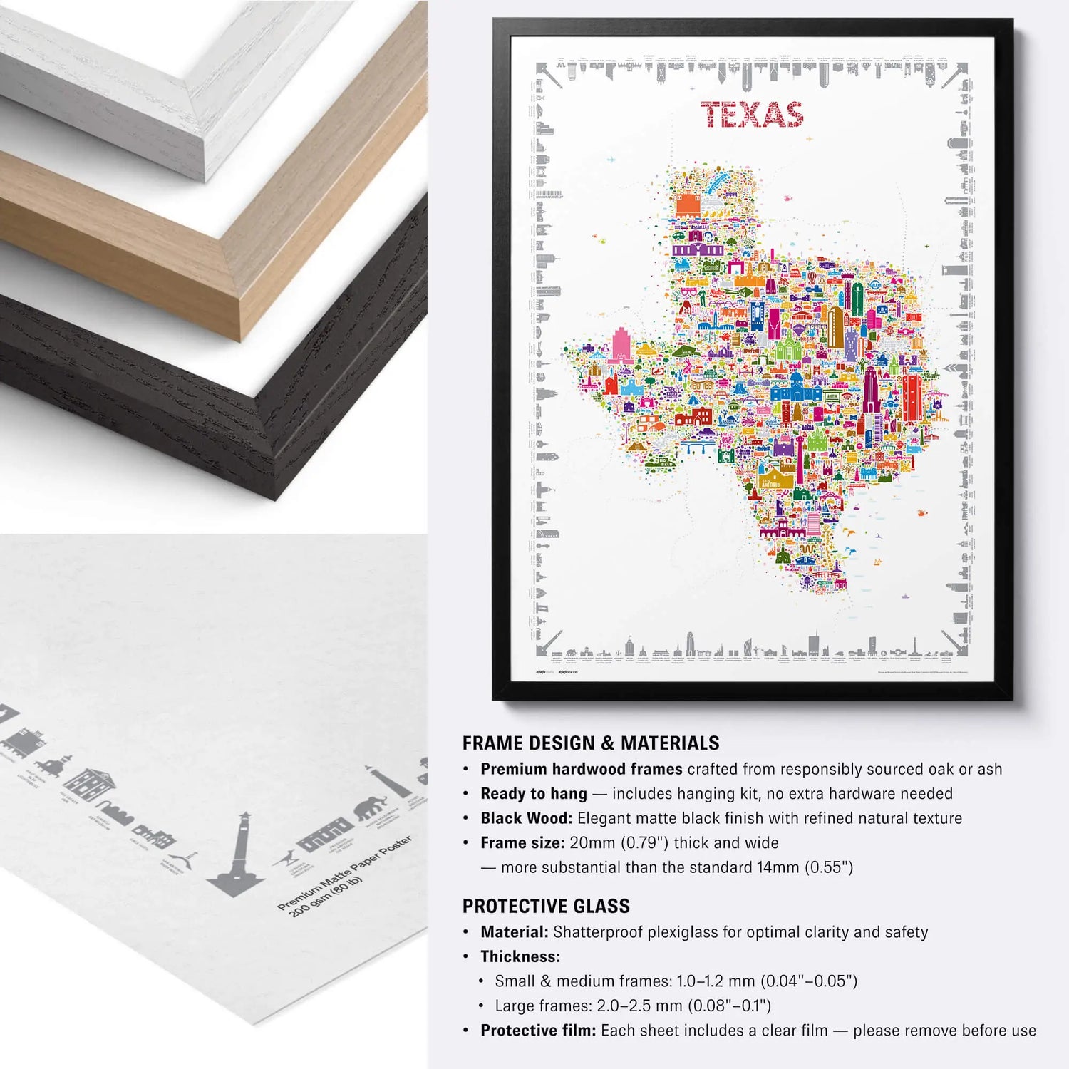 Iconic Texas Poster