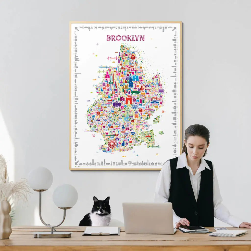 Iconic Brooklyn Poster