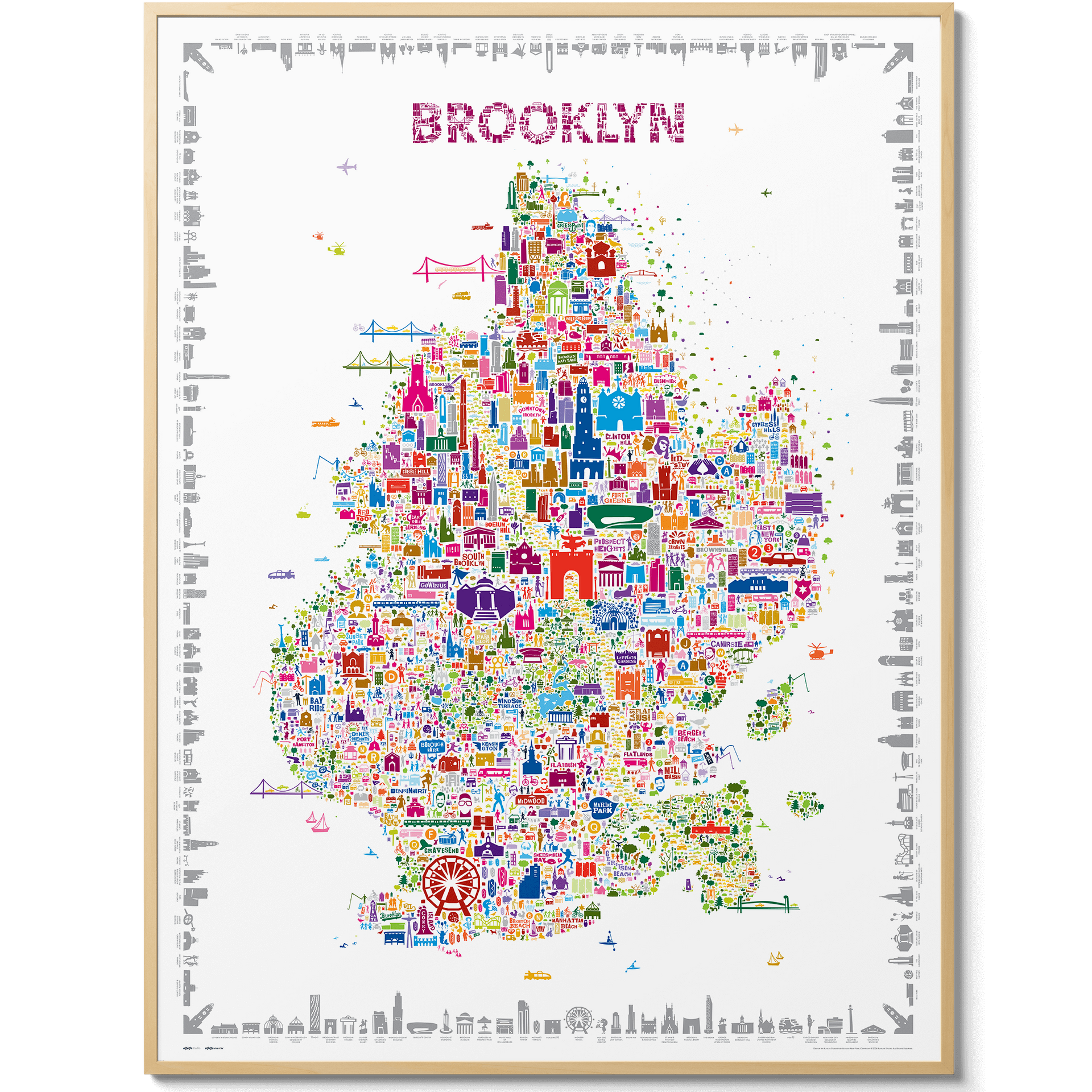 Iconic Brooklyn Poster